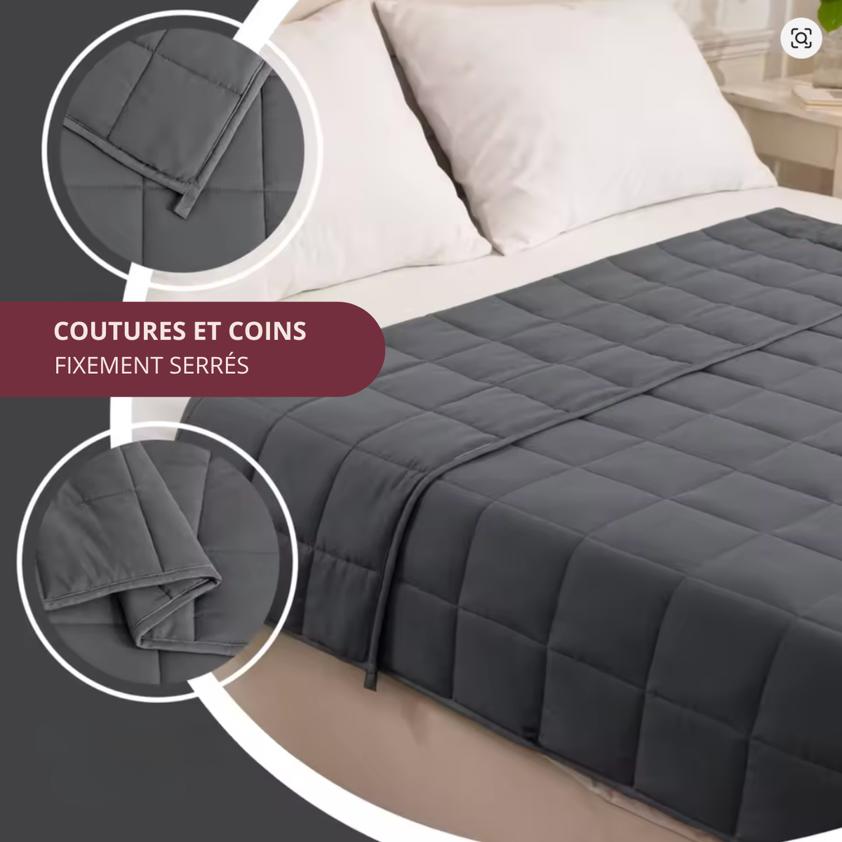 NUAGOO: La Couverture lestée relaxante et respirante pour des nuits paisibles