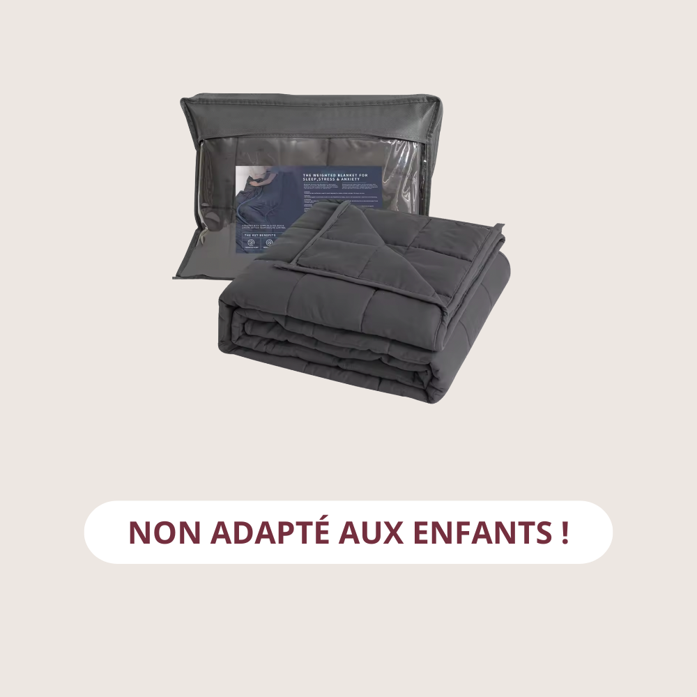 NUAGOO: La Couverture lestée relaxante et respirante pour des nuits paisibles