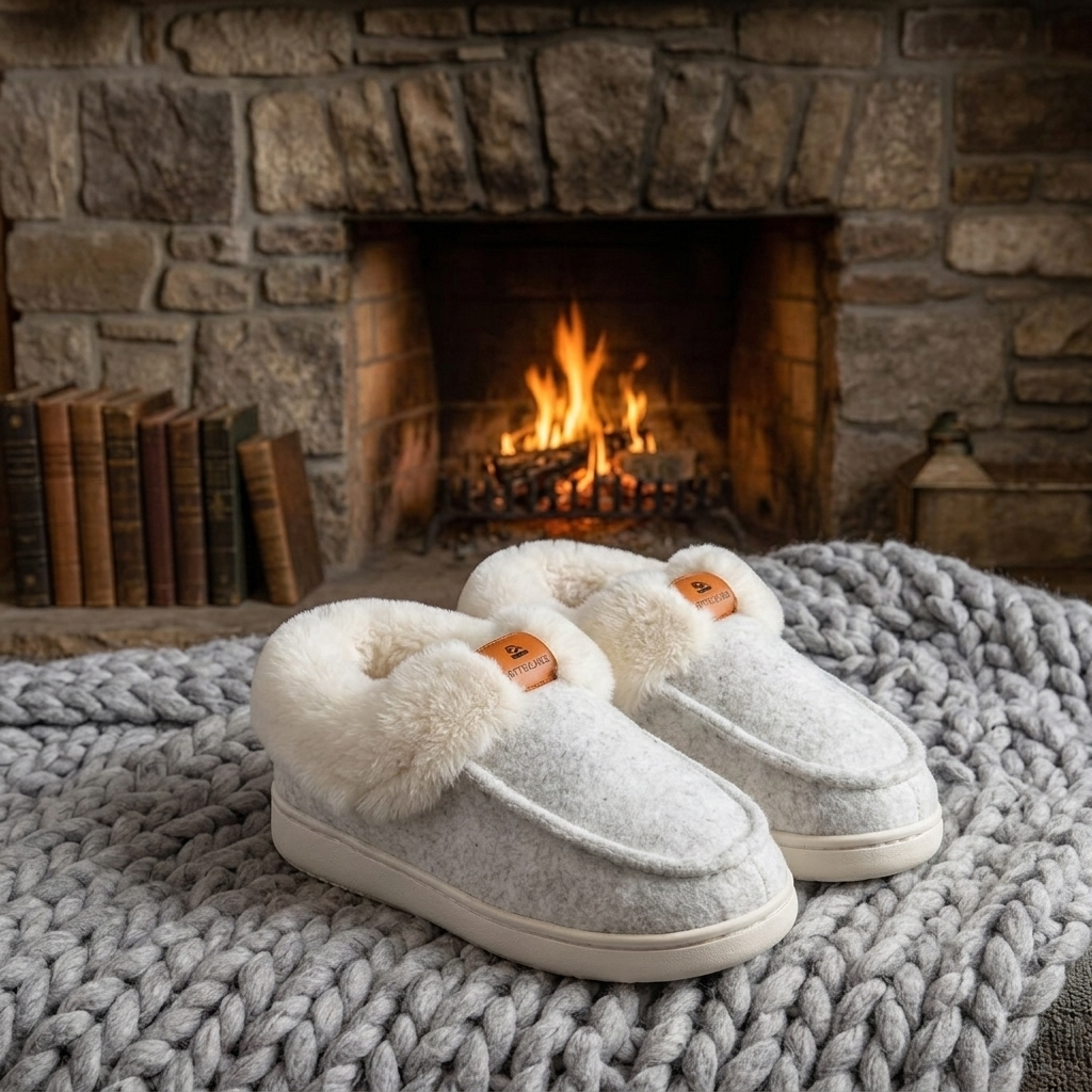 Pantoufles Cosy Duvet: Chaussons douillets à semelle antidérapante et mémoire de forme