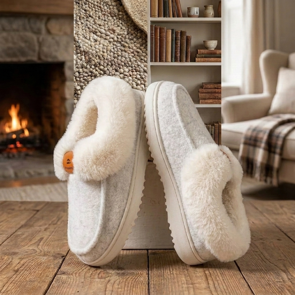 Pantoufles Cosy Duvet: Chaussons douillets à semelle antidérapante et mémoire de forme