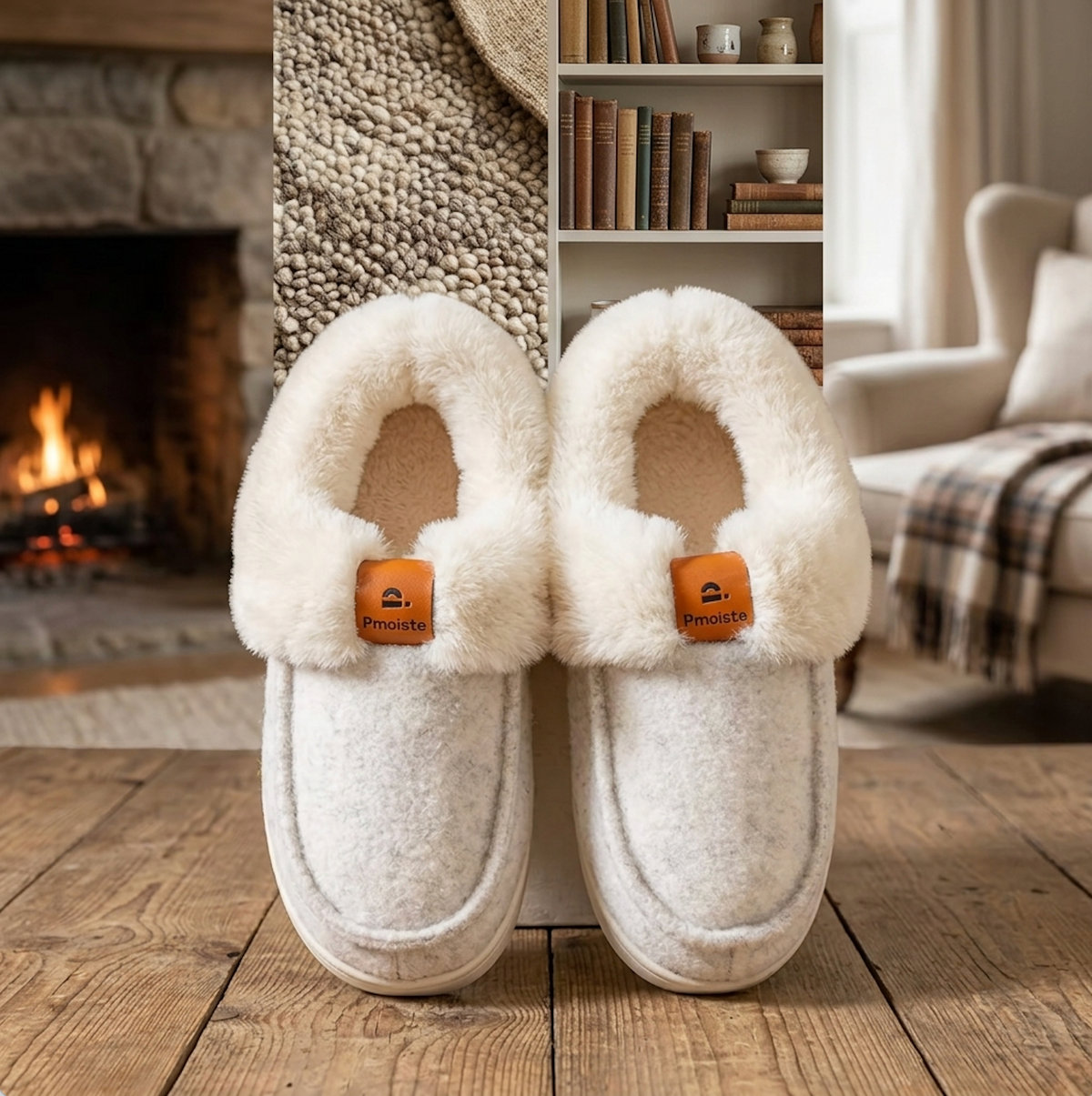 Pantoufles Cosy Duvet: Chaussons douillets à semelle antidérapante et mémoire de forme