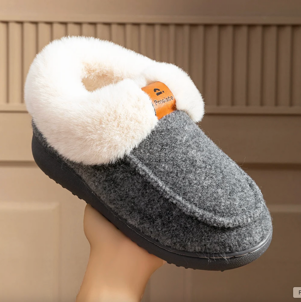 Pantoufles Cosy Duvet: Chaussons douillets à semelle antidérapante et mémoire de forme