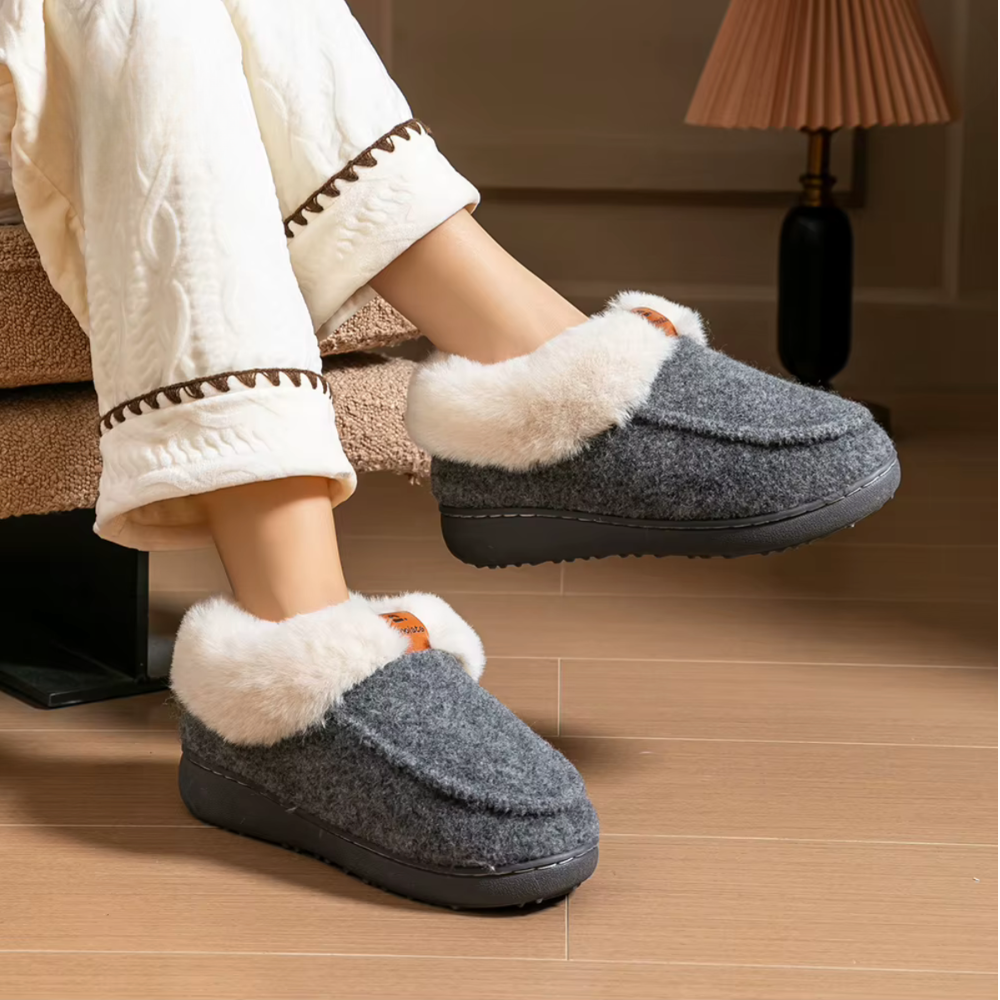 Pantoufles Cosy Duvet: Chaussons douillets à semelle antidérapante et mémoire de forme