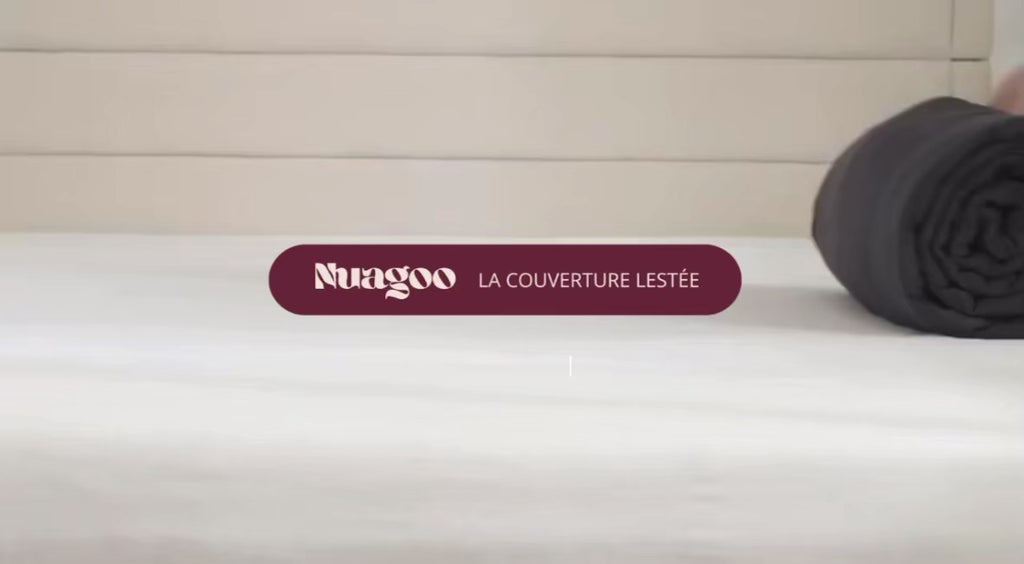 NUAGOO: La Couverture lestée relaxante et respirante pour des nuits paisibles